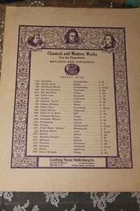 "Classical and Modern Works For the Pianoforte" Sheet Music - Picture 1 of 6
