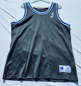 NBA Champion Tank Top Mens Large Shaq 32 Black USA Vintage Athleisure Basketball - Picture 1 of 15