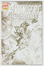 Avengers Invaders (2008) #1 - Alex Ross Limited Sketch Variant - Marvel/Dynamite