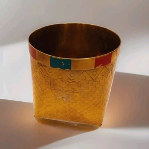 South India Grain Measuring Container Solid Brass Large Size - Picture 1 of 14