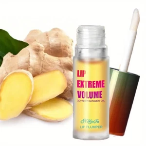 1/2Pcs Ginger and Mint Lip Plumper Oil Radiant,Plumping Lip Volumizing Serum for - Picture 1 of 9