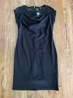 NWT Ronen Chen Kylie Short Sleeve Lace Cowl Neck Cocktail Sheath Dress 1, US 6