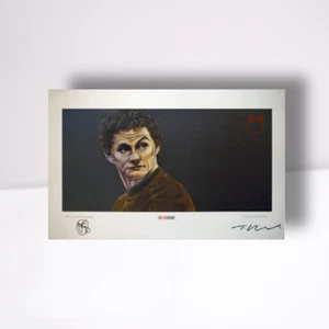 Ole Gunnar Solskjaer ""2OLEGEND"" Manchester United handsignierter Druck (GROSS) - Bild 1 von 1
