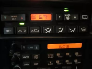 Corvette digital dash Climate control cluster Rebuilt 1994 95 96 C4 C68 option - Picture 1 of 3