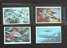 1961 VERY RARE Revell Air Power Series Limited Edition Collectors Cards 1 - 4 