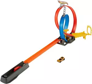 Hot Wheels Action Energy Track Set Toy Playset + 1 CAR (10 Pieces) GND92 - Picture 1 of 4