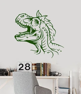 Vinyl Wall Decal Dinosaur Head Fangs Nursery Children's Room Stickers (2214ig) - Picture 1 of 3