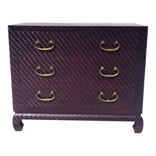 Baker Furniture Asian Ming Style Textured Small Dresser