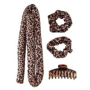 Juego de rodillos sin calor Cheetah | Juego de rizador de cabello de 4 piezas | Accesorios para el cabello - Imagen 1 de 3