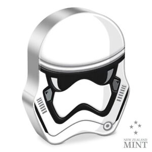 2 Dollar Star Wars™ Faces Of First Order - Stormtrooper™ Niue 1 OZ Silver 2022