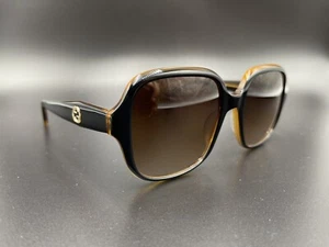 Neu Gucci GG0821 C3 Sonnenbrille braun/brauner Farbverlauf 57-19 Made Italy - Bild 1 von 5