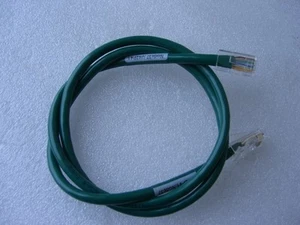 Cat 5e Cable, Cable Master Hyper-Data 1000, 34" Green Patch Wire w/ RJ45 connect - Picture 1 of 9