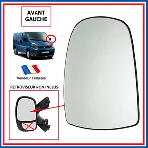 GLACE VITRE MIROIR DE RÉTRO AVANT GAUCHE HAUT POUR TRAFIC II VIVARO A PRIMASTAR - Imagen 1 de 10