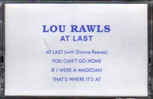 Lou Rawls AT LAST Blue Note (4 Song Sampler) 4XPRO-79647 (1989 cassette) NM - Picture 1 of 2