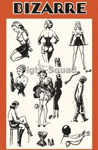 Foto Foto Vintage Fetish Magazine Copertina 1940 Bizzarre Fine Art 7868 - Foto 1 di 2