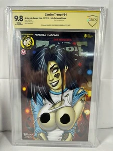 ZOMBIE TRAMP #54 Risqué CBCS 9.8 Signed MCKAY MENDOZA EPIK CON EXCLUSIVE - Picture 1 of 3