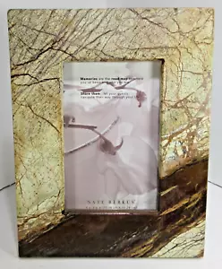 Marco de piedra de mármol NATE BERKUS 7x9 tiene capacidad para foto de 4’’x6’’ tonos marrones naturales - Imagen 1 de 9