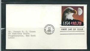 US SC # 2122 Eagle And Half Moon FDC. No Cachet - Picture 1 of 1