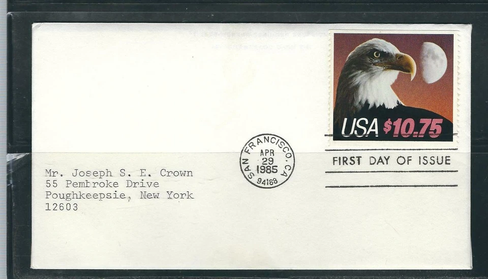 US SC # 2122 Eagle And Half Moon FDC. No Cachet - Image 1 of 1