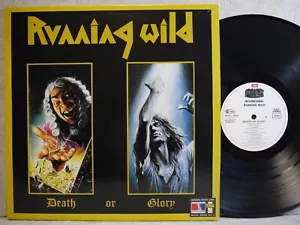 Running Wild Death or Glory 1990 Korea LP Picture & Lyric W/In EX+ ~ NM Promo - Picture 1 of 6