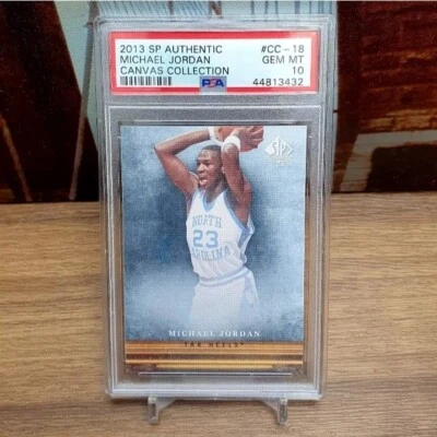 2013 SP Authentic Michael Jordan Canvas PSA 10 Population 31 - Image 1 of 3