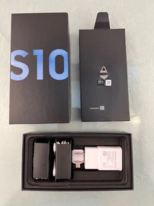Samsung Galaxy S10 Original Einzelhandelsbox mit allem Original-Zubehör-Hersteller enthalten - Bild 1 von 12