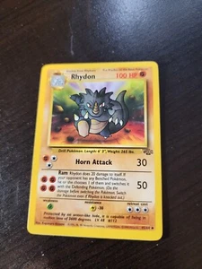 Pokemon Jungle Set Non Comune Rhydon 45/64 quasi nuovo a6 - Foto 1 di 1