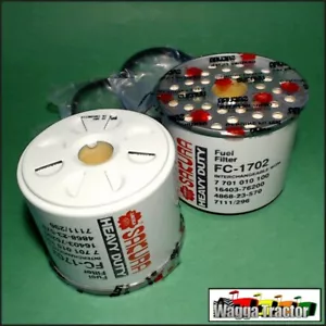FC1702 2x Sakura Fuel Filter for Tractor & Diesel Engine w CAV 7111296 HDF296 - Picture 1 of 2