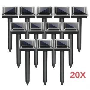 20PCS Garden Snake Repeller Multi Pulse Ultrasonic Solar Powered Pest Repellent - Picture 1 of 13