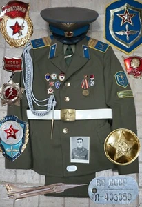 UNIFORM SERGEANT AIR FORCE demobee Soviet Russian Army Military Aviation USSR - Picture 1 of 12