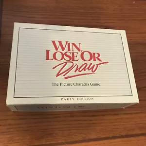 WIN,LOSE, OR DRAW GAME Milton Bradley 1988 - Picture 1 of 10
