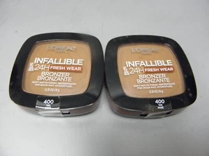2-COUNT L'OREAL 400 BRONCEADO 24 HORAS INFALIBLE BRONCEADO FRESCO SELLADO - Imagen 1 de 1