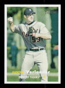 2006 Topps Heritage #461 Justin Verlander RC