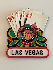 Las Vegas Casino Magnet Diamond Royal Flush Chips Poker - Bild 1 von 1
