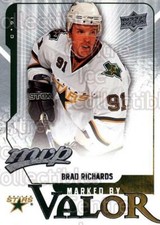 2008-09 Upper Deck MVP Marked By Valor #9 Brad Richards