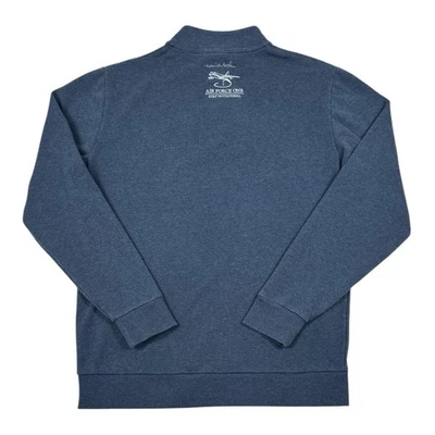 Travis Mathew Air Force One Golf Invitational 1/4 Zip Pullover Mens Medium Blue - Image 1 of 4