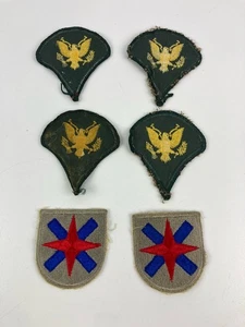 U.S. Army Patches Vintage Lot Of 6 Sew On - Picture 1 of 4