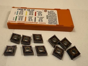 Inserti in carburo Zenit CNGG.SF 430 Z5P quantità 10 - Foto 1 di 3