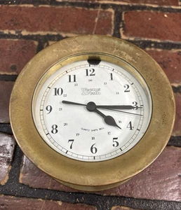 Vintage Weems & Plath Messing Uhr Made in W Germany Teile oder Reparatur - Bild 1 von 11