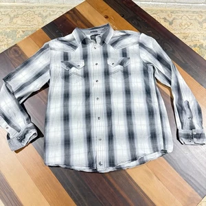 Cody James Herren Western Hemd Langarm Regular Fit mit Perlen Druckknöpfen Größe L - Bild 1 von 14