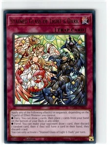 Yu-Gi-Oh! Stained Glass of Light & Dark Rare 1stEdition Lightly Played - Picture 1 of 2