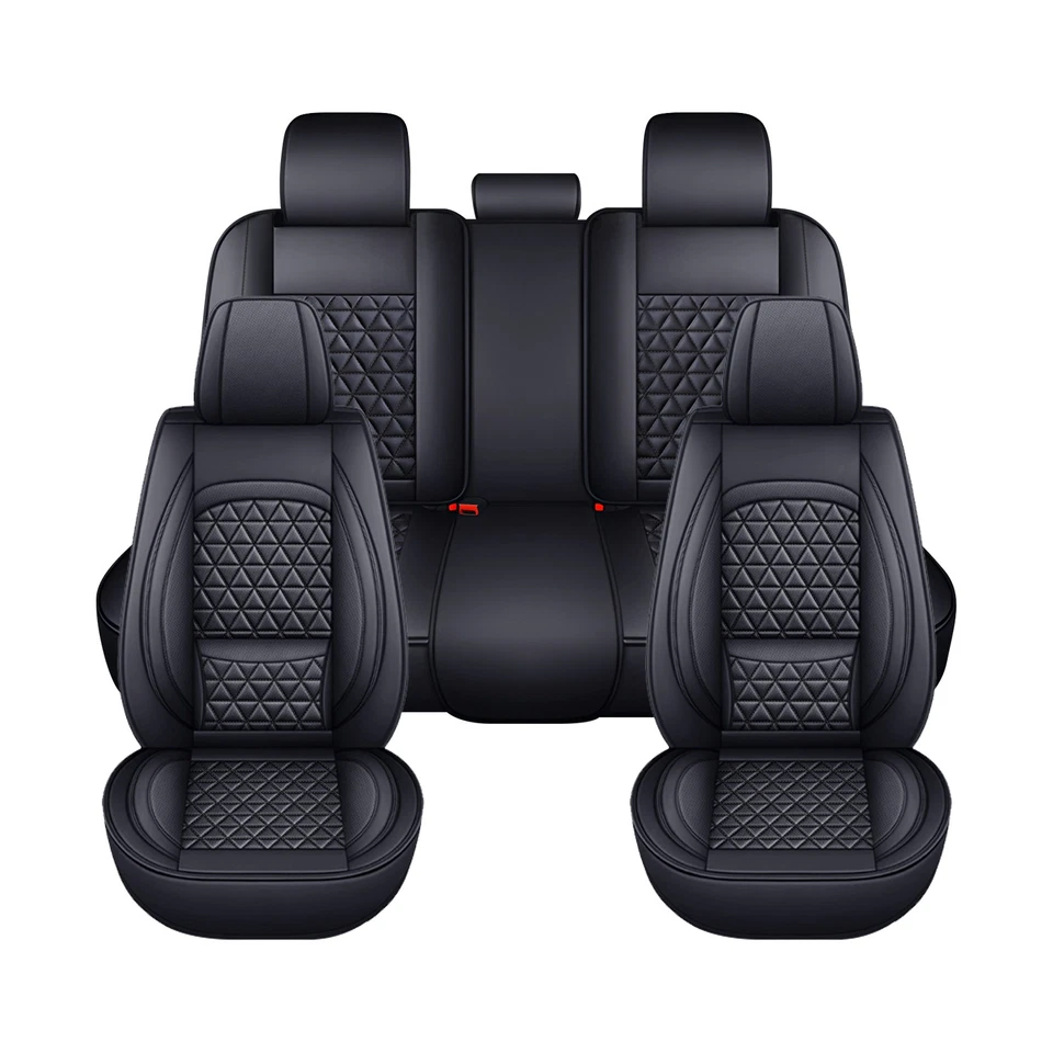 For Volkswagen Jetta 2007-2025 PU Leather Waterproof Car Seat Covers (5 Seats) Foto 1 de 4