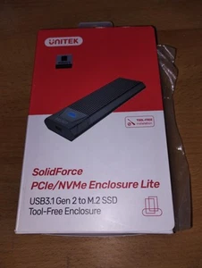 Oto tłumaczenie na niemiecki:Unitek SolidForce S1203ABK USB 3.1 Gen 2 Typ-C zu - Afbeelding 1 van 4