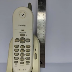 Uniden (EXP 4540) DC 9V White Single-Line Cordless Phone w/ A/C Power Supply - Picture 1 of 6