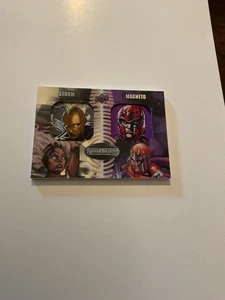 2015 Marvel Vibranium Chrome DUAL Patch Storm Magneto  card P2-20 - Picture 1 of 2