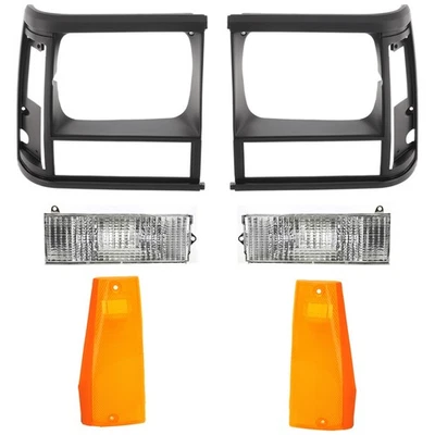 Luz de señal de giro marcador lateral de esquina lámpara de estacionamiento conductor delantero y pasajero para Jeep Foto 1 de 4