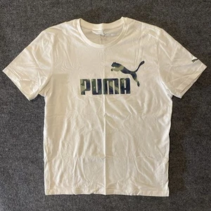 Puma t shirt uomo media bianca mimetica stampa grafica manica corta - Foto 1 di 11