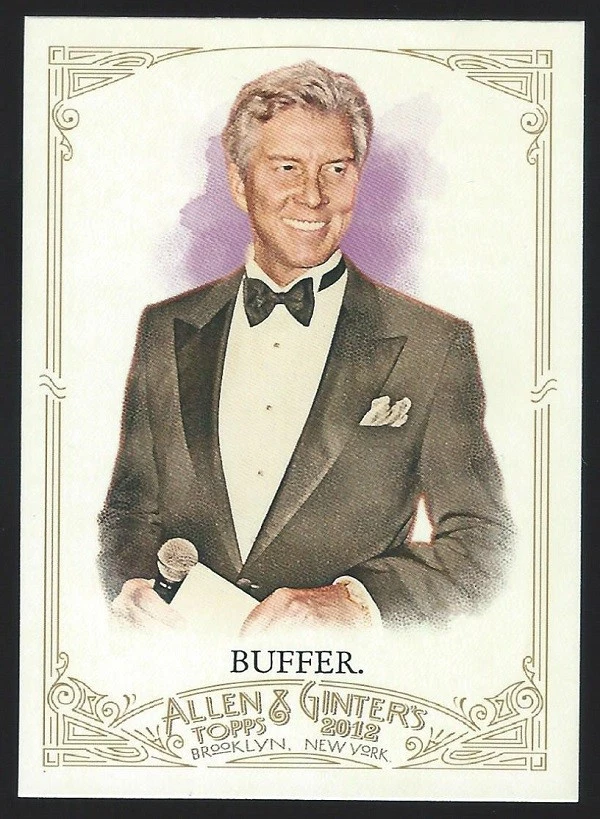 2012 Topps Allen Ginter #314 Michael Buffer Baseball Card  Boxing Ring Announcer - Image 1 of 2