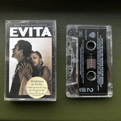 EVITA MUSIC FROM THE MOTION PICTURE MADONNA CASSETTE TAPE tested excellent cond - Bild 1 von 4