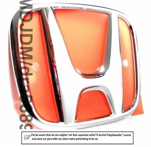 Oem Rear Trunk H Emblem on 2009-12 Fits to ACURA KB-2 RL, KB-2 HONDA LEGEND Jdm - Picture 1 of 5